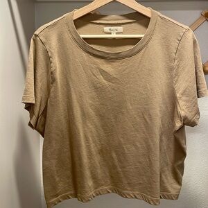 Madewell boxy slightly cropped tee